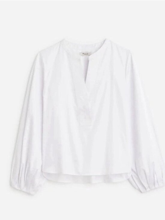 Madewell Tops - Madewell V-Neck Long-Sleeve Top Coastal Boho Minimalist Medium